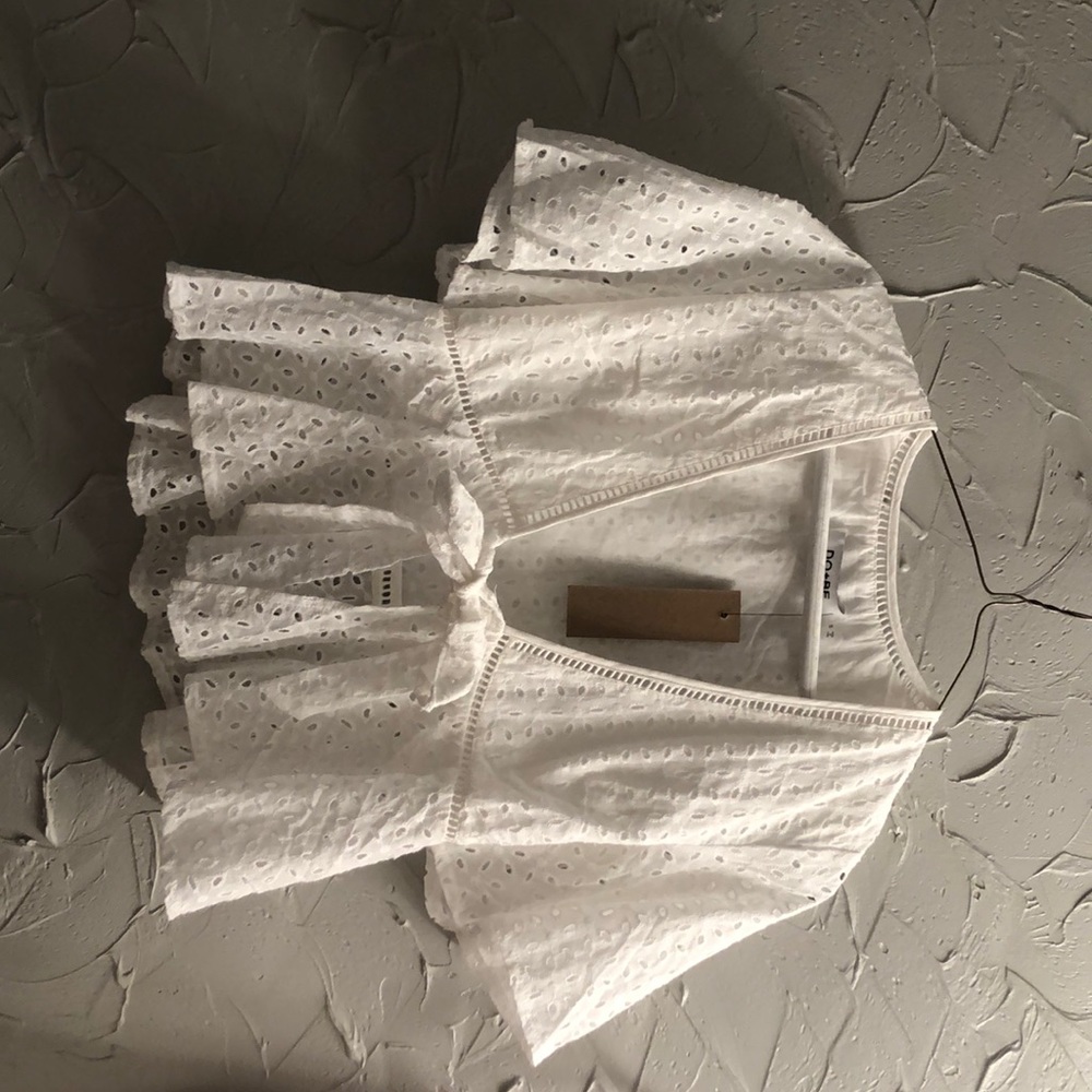 White lace cover up